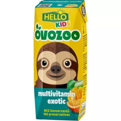 Hello Ovozoo pitíčko – multivitamin exotic