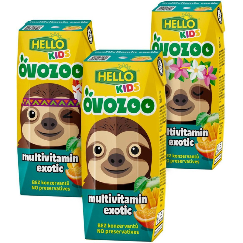 Hello Ovozoo pitíčko – multivitamin exotic