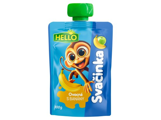 Hello Ovocná svačinka s banány 100g