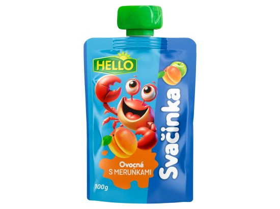 Hello Ovocná svačinka s meruňkami a vitaminem C kapsička