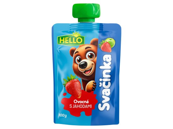 Hello Ovocná svačinka s jahodami 100g
