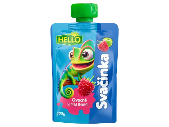 Hello Ovocná svačinka s malinami 100g