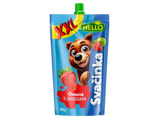 Hello svačinka XXL 200g s jahodami 6m