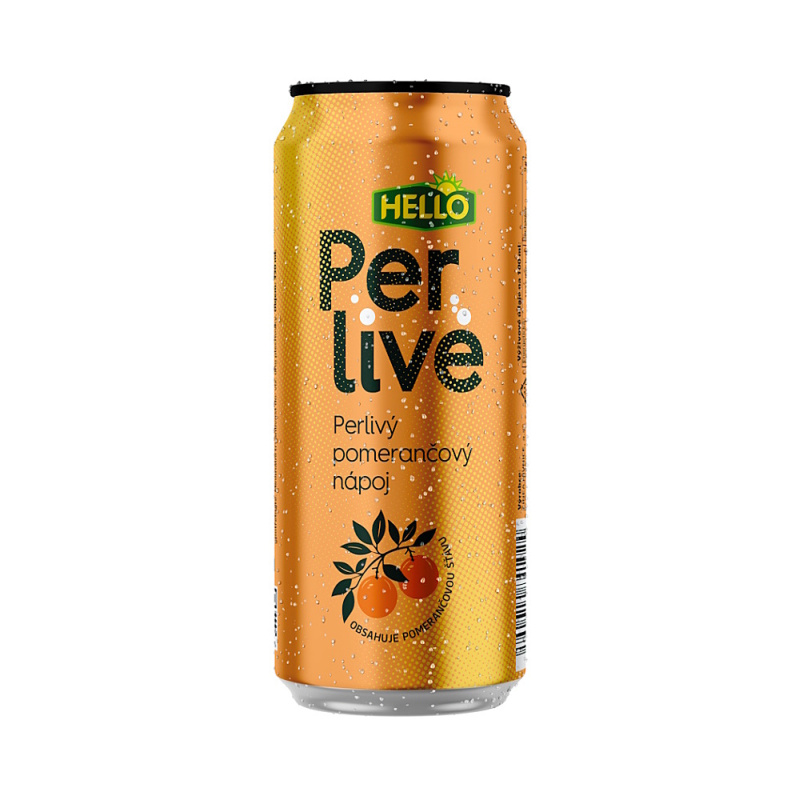 Hello Perlivé pomeranč plech