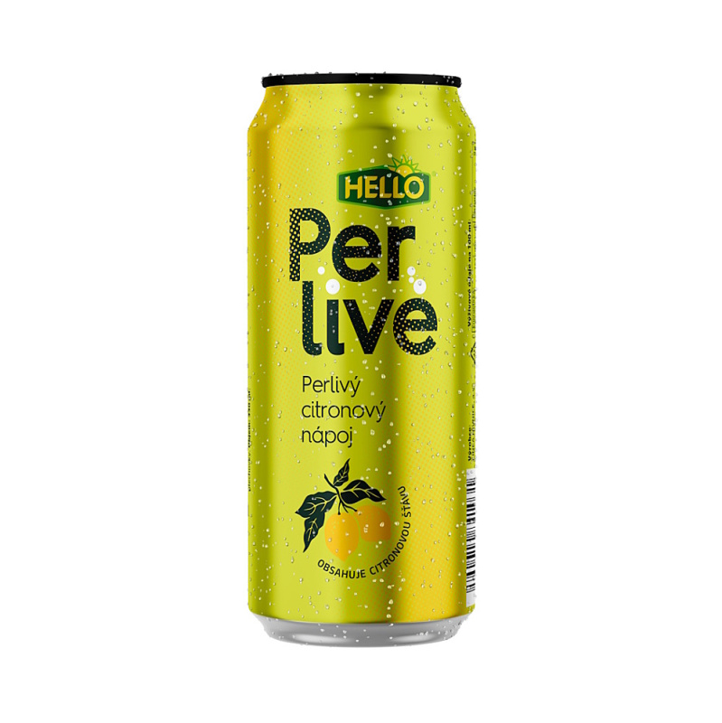 Hello Perlivé citron plech
