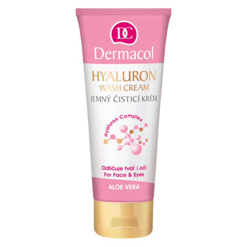 Dermacol Hyaluron jemný čisticí krém na obličej a oči 100 ml
