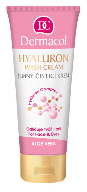 Dermacol Hyaluron jemný čisticí krém na obličej a oči 100 ml