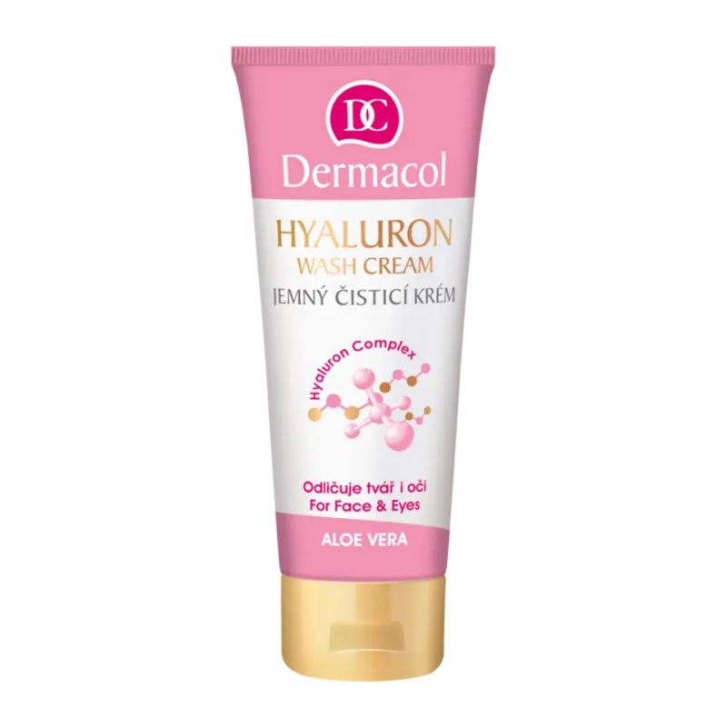 Dermacol Hyaluron jemný čisticí krém na obličej a oči 100 ml