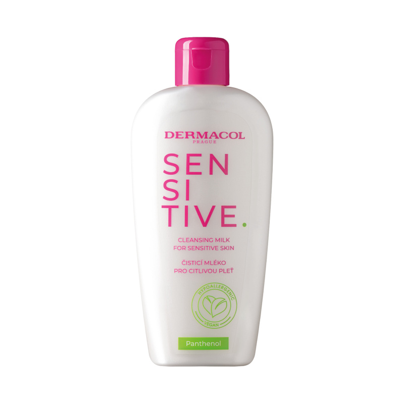 Dermacol Sensitive čisticí pleťové mléko pro citlivou pleť 200 ml