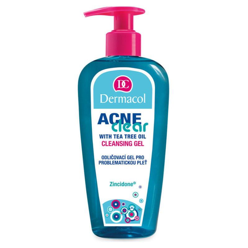 Dermacol Acne Clear odličovací čisticí gel pro problematickou pleť 200 ml