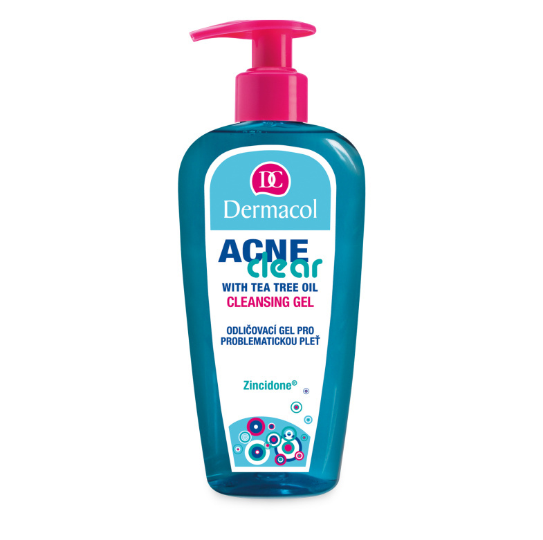 Dermacol Acne Clear odličovací čisticí gel pro problematickou pleť 200 ml