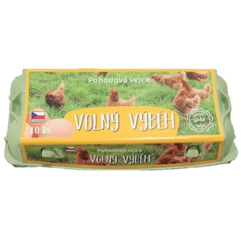 Pohodová vejce z volného výběhu