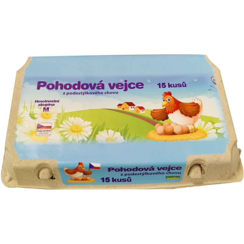Pohodová vejce Podestýlková M