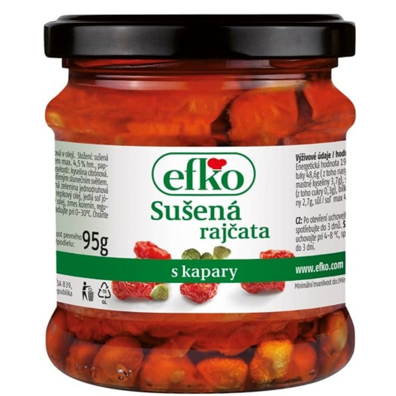 Efko Rajčata sušená s kapary