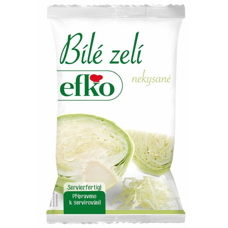 Efko Bílé zelí sterilované, sáček