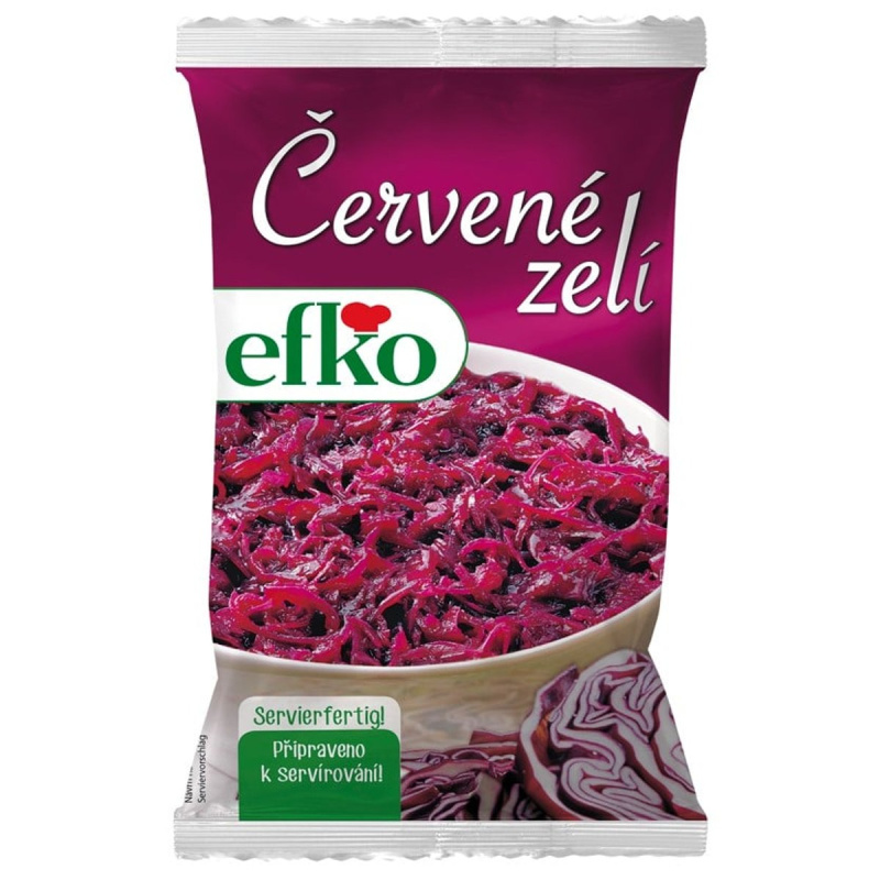 Efko Červené zelí sterilované, sáček