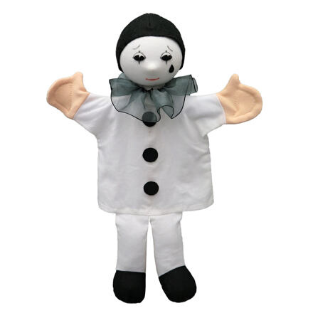 Moravská ústředna maňásek Pierot 32 cm