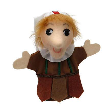 Moravská ústředan Kasperl 12cm, prstový maňásek