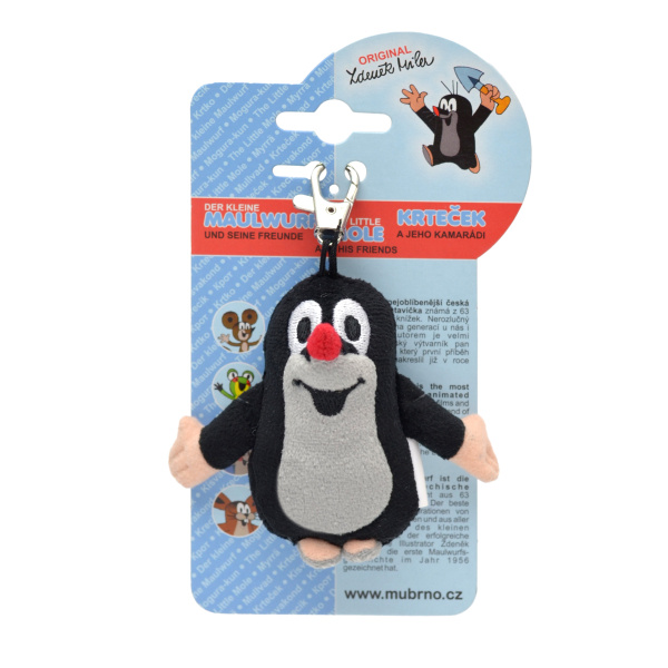 Přívěsek na klíče Krtek s karabinou