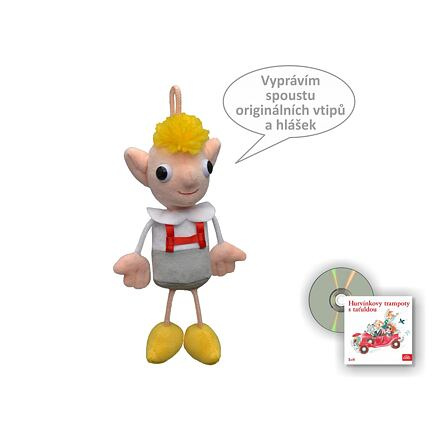 Moravská ústředna Hurvínek 22cm mluvící +CD