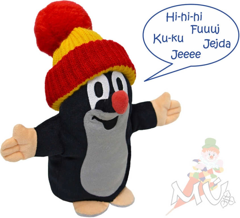 Krtek mluvící maň, červ.kulich