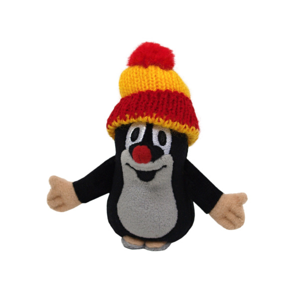 Moravská ústředna Krtek 10cm, kulich červeno-žlutý