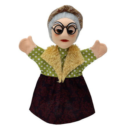 Moravská ústředna Grossmutti 35cm, maňásek