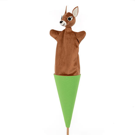 Moravská ústředna Koloušek 56cm 3v1, kornoutový maňásek