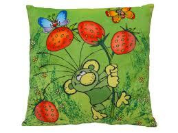 Polštář 30x30cm Rákosníček jahody
