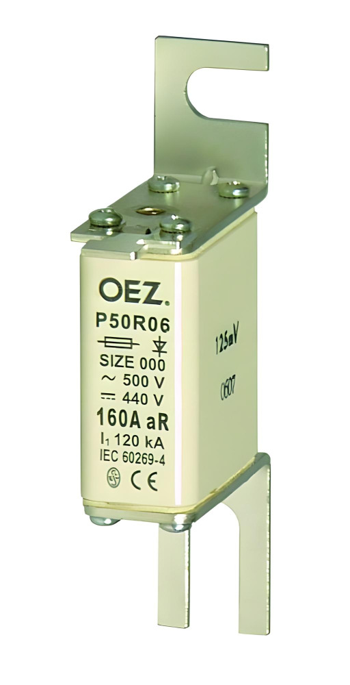 Pojistková vložka pro jištění polovodičů OEZ:06622 P50R06 40A gR, Un AC 690 V / DC 440 V, gR -