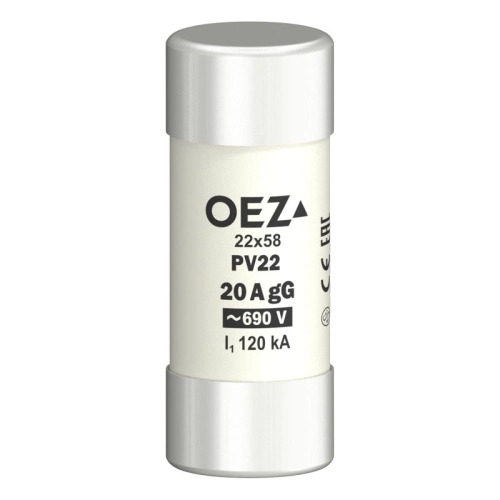 Pojistka válcová OEZ PV22 20A gG