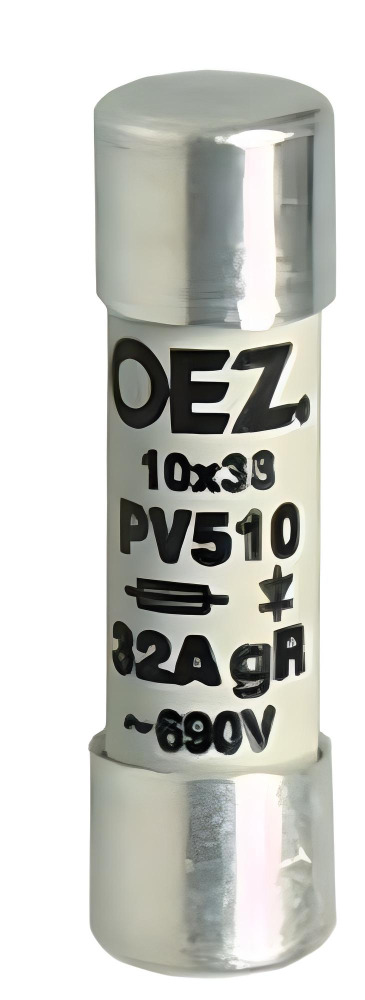 Pojistková vložka OEZ:15200 PV510 6A gR, Un AC 690 V / DC 440 V, velikost 10x38, gR -