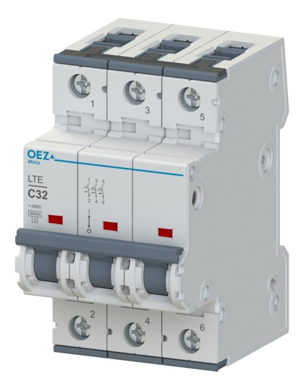 Jistič OEZ LTE-16B-3 6 kA B 16 A