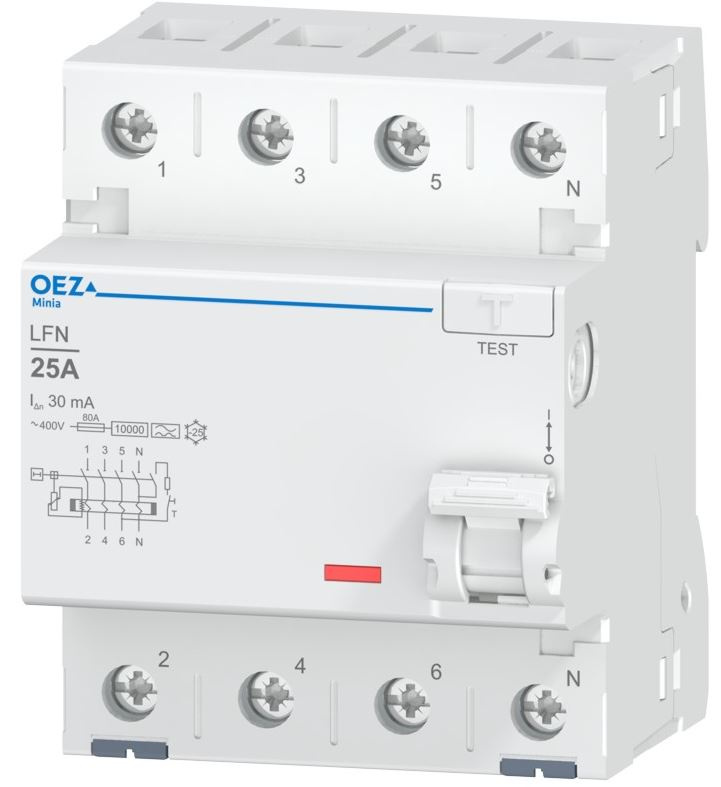 Chránič proudový OEZ LFN-25-4-030A