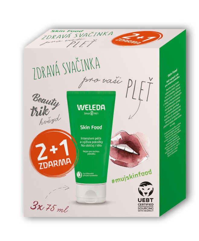 Weleda Skin Food univerzální výživný krém s bylinkami pro velmi suchou pokožku 3x75 ml
