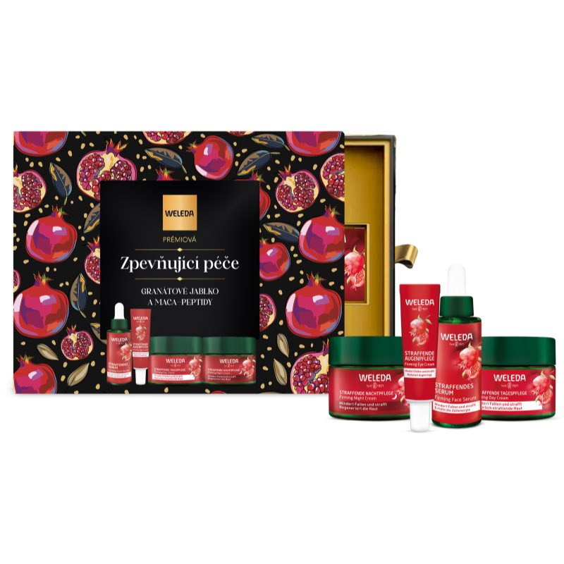 Weleda Granátové jablko a Maca peptidy SET III. dárková sada se zpevňujícím účinkem pro ženy Premium