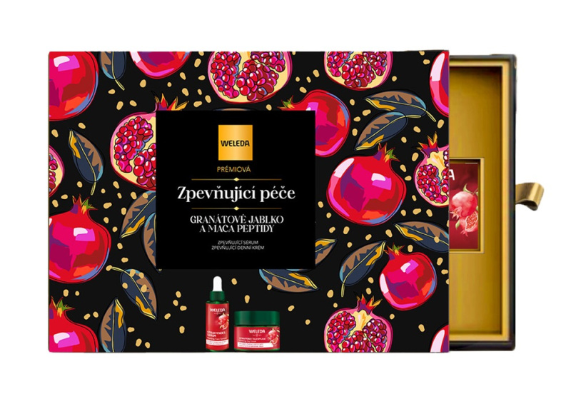 Weleda Granátové jablko a Maca peptidy SET I. dárková sada se zpevňujícím účinkem pro ženy Premium