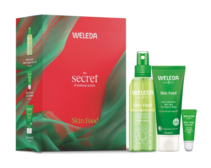 Weleda Skin Food set pro rozjasnění a hydrataci