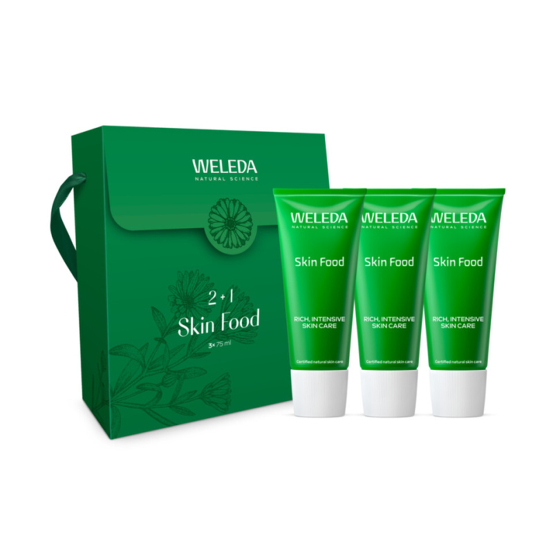 Weleda Skin Food univerzální výživný krém s bylinkami pro velmi suchou pokožku 3x75 ml