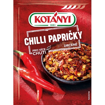 KOTÁNYI Chilli papričky drcené 5 x 8 g
