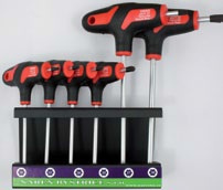 Sada zástrčných klíčů Torx T10-T30 6-dílná ve stojánku - Narex Bystřice 851002