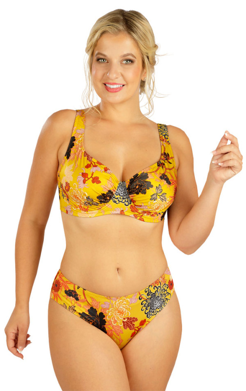 Dámské plavky LITEX kalhotky středně vysoké žluté Velikost: 40