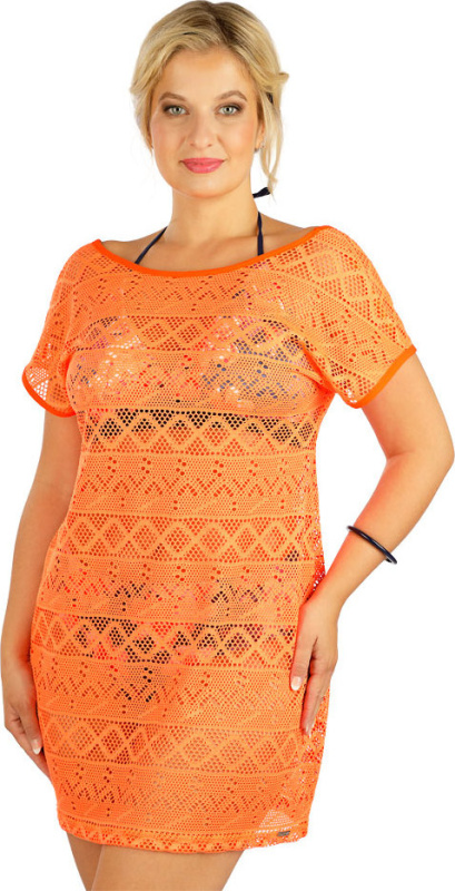 Dámská plážová tunika LITEX oranžová Barva: oranžová, Velikost: XL