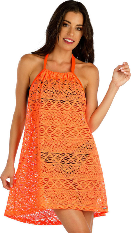 Dámská plážová tunika LITEX oranžová Barva: oranžová, Velikost: S/M