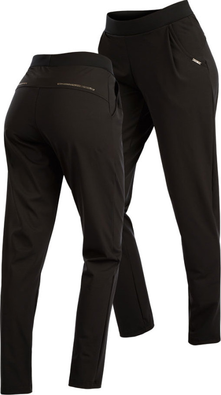 Dámské kalhoty LITEX do pasu černé Barva: černá, Velikost: XL