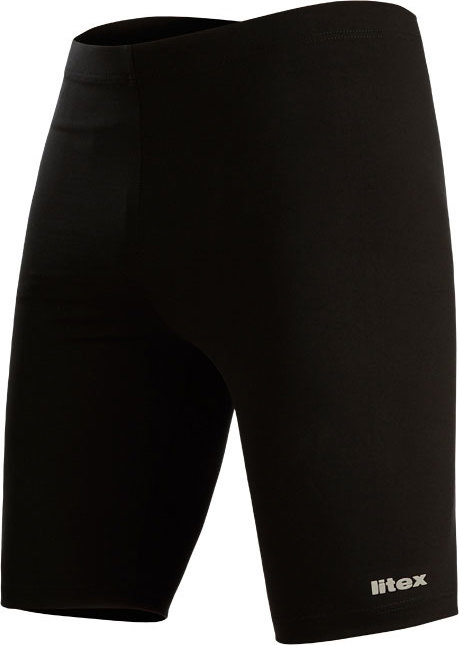 Pánské funkční legíny LITEX krátké černé Barva: černá, Velikost: M