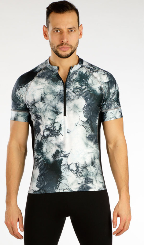 Pánské cyklistické triko LITEX černé Velikost: XL