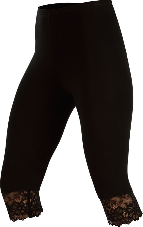 Dámské legíny LITEX v 3/4 délce černé Barva: černá, Velikost: L
