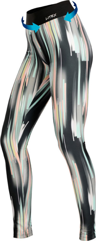 Dámské funkční legíny LITEX dlouhé barevné Velikost: L