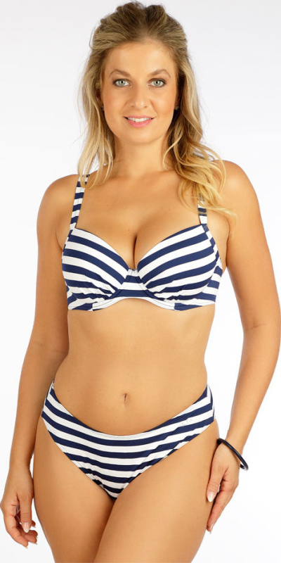 Dámské plavky podprsenka LITEX s košíčky proužky Velikost: 40
